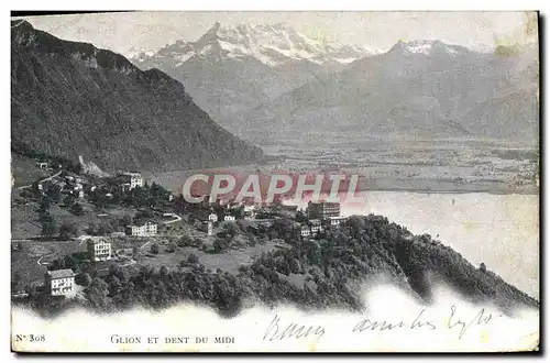 Ansichtskarte AK Glion Et Dent Du Midi