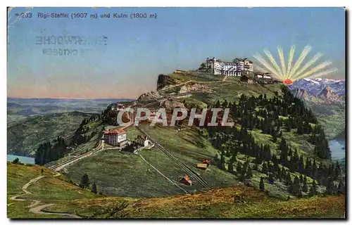 Cartes postales Rigi Staffel Und Kulm