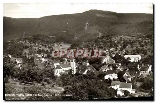 Moderne Karte Luftkurort Sulzbach Bei Gaggenau I Schwarzwald