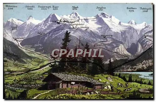 Cartes postales Berner Oberland