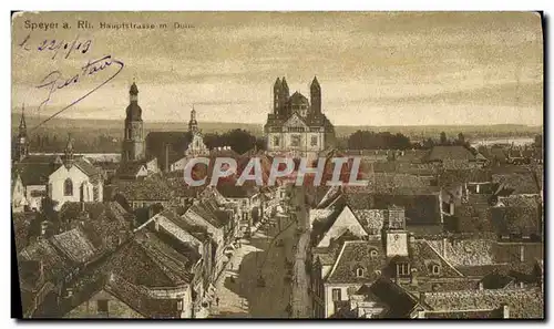 Cartes postales Speyer A Rh Hauptrtrasse