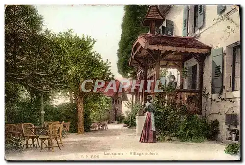 Cartes postales Lausanne Village Sulsse