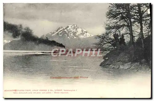 Cartes postales Vierwaldstattersee Und Pilatus Bateau