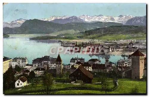Cartes postales Luzern Und Die Alpen