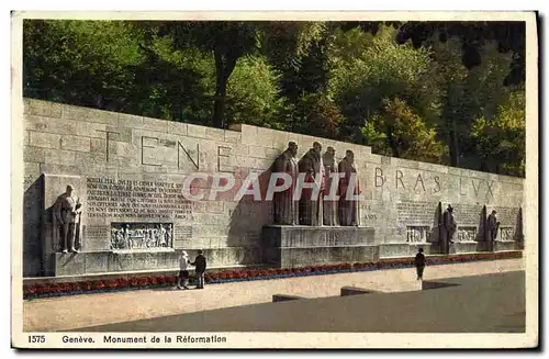 Ansichtskarte AK Geneve Monument De La Reformation