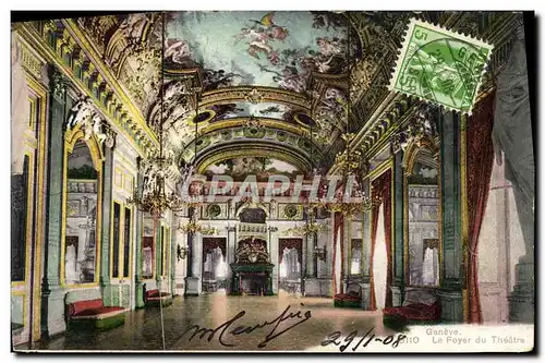 Cartes postales Geneve Le Foyer Du Theatre