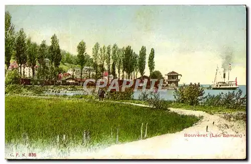 Cartes postales Bouveret Lac Leman Bateau