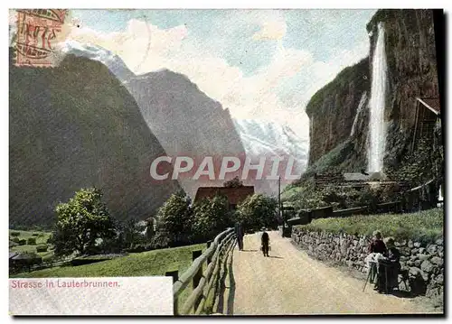 Cartes postales Strasse In Lauterbrunnen