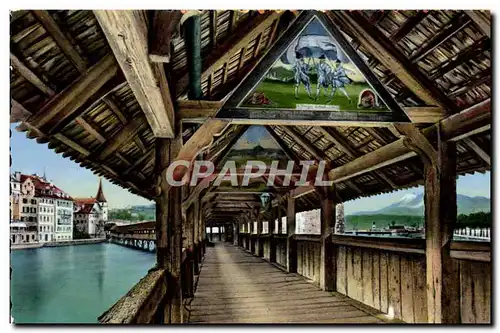 Cartes postales Luzern Kapellbrucke