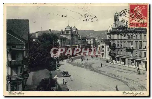 Cartes postales Winterthur Bahnhofsplatz