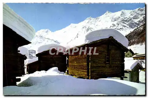 Cartes postales moderne Bei Saas Fee Alphubel Taschhorn Dom Und Lenzspitze