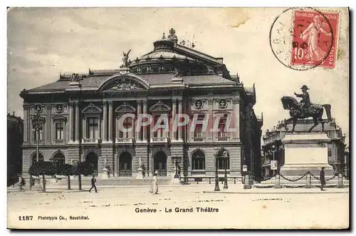 Cartes postales Geneve Le Grand Theatre