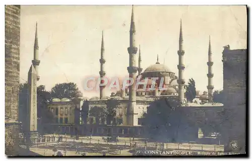 Cartes postales Constantinople Mosque Du Sultan Achmet