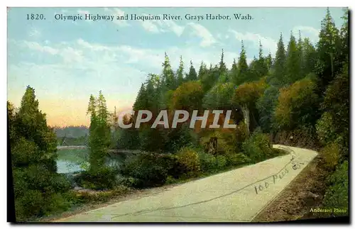 Cartes postales Olympic Highway Ang Hoquiam River Grays Harbor Wash