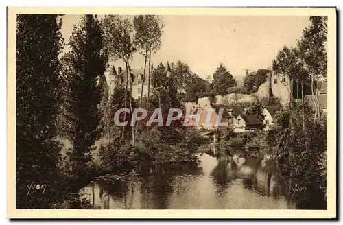 Cartes postales La Douce France Chateaux De La Loire Chateau De Montresor Un du village