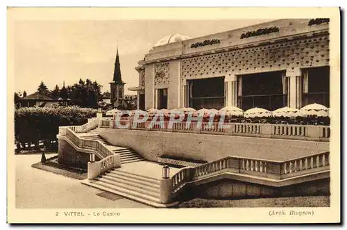 Cartes postales Vittel Le Casino