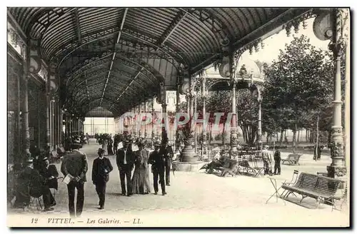 Cartes postales Vittel Les Galeries