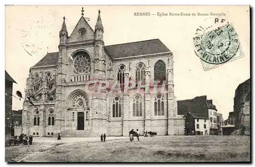 Ansichtskarte AK Rennes Eglise Notre Dame De Bonne Nouvelle