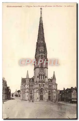 Cartes postales Chateaubriant L&#39Eglise Saint Nicolas