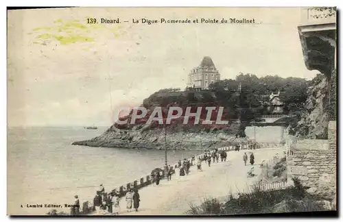 Cartes postales Dinard La Digue Promenade Et Pointe Du Moulinet