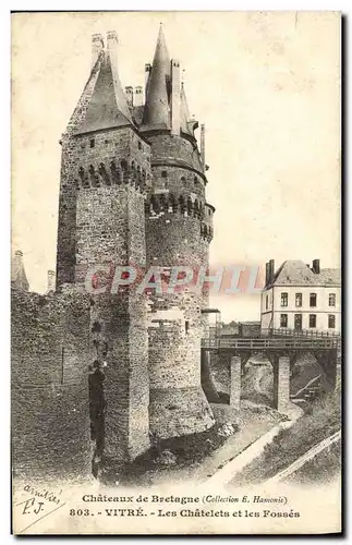 Cartes postales Chateaux De Bretagne Vitre Les Chatelets Et Les Fosses