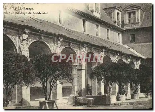 Cartes postales Rennes Cloitre De l&#39Abbaye De St Melaine