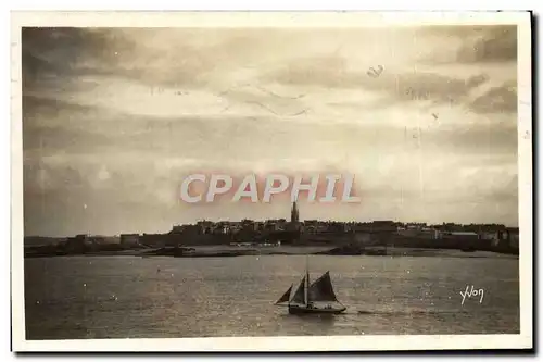 Moderne Karte La Douce France Saint Malo Vue Generale Prise De Dinard