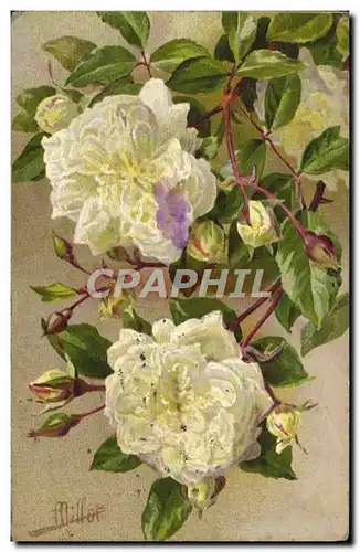 Cartes postales Fantaisie Fleurs