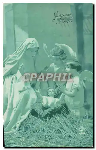 Cartes postales Fantaisie Noel Anges