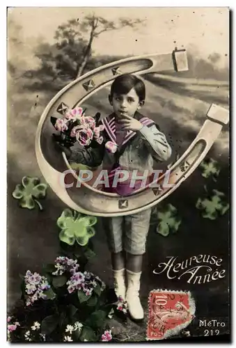 Cartes postales Fantaisie Enfant Poisson