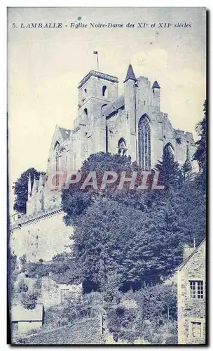 Cartes postales Lamballe Eglise Notre Dame