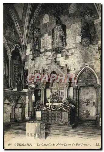 Cartes postales Guingamp La Chapelle de Notre Dame de Bon Secours