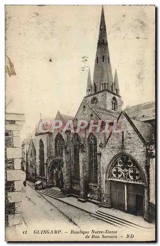 Cartes postales Guingamp Basilique Notre Dame de Bon Secours