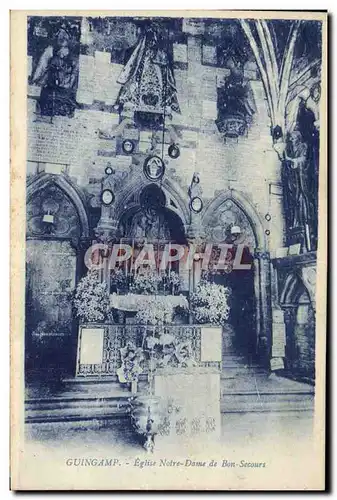 Cartes postales Guingamp Eglise Notre Dame de Bon Secours