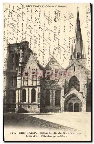 Cartes postales Guingamp Eglise Notre Dame de Bon Secours Lieu d&#39un pelerinage celebre