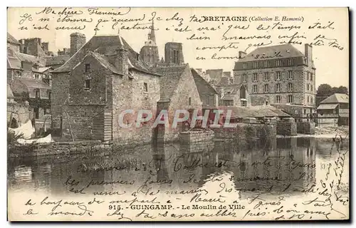 Ansichtskarte AK Guingamp Le Moulin de Ville