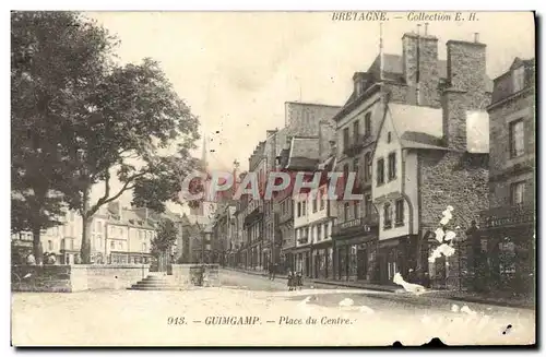 Cartes postales Guingamp Place du Centre