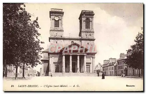 Cartes postales Saint Brieuc L&#39Eglise Saint Michel