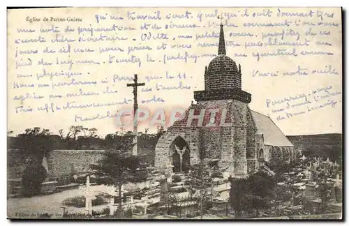 Cartes postales Perros Guirec Eglise