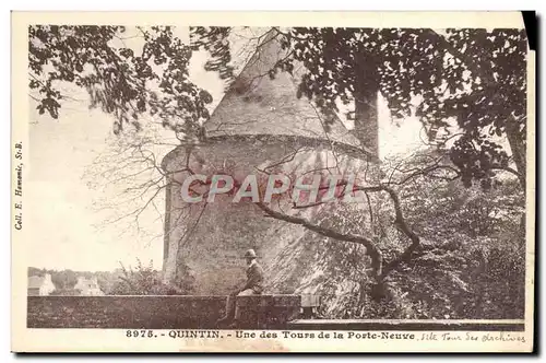 Ansichtskarte AK Quintin Une des Tours de la Porte Neuve