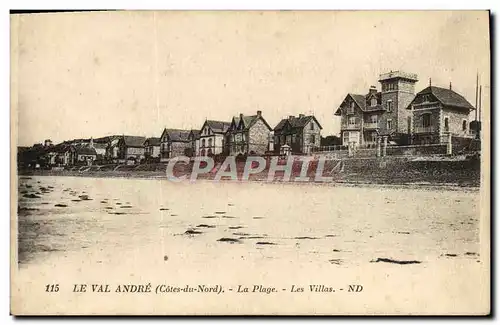 Cartes postales Le Val Andre La Plage Les Villas