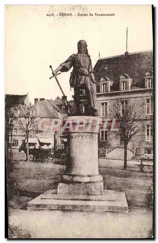 Cartes postales Dinan Statue de Beaumanoir