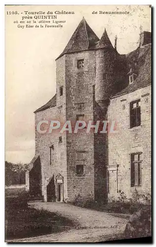 Cartes postales Quintin Tourelle du Chateau Guy Eder de la Fontenelle