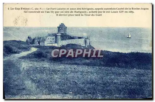 Ansichtskarte AK Le Cap Frehel Le Fort Lalatte et Anse des Sevignes Castel de la Roche Jugon