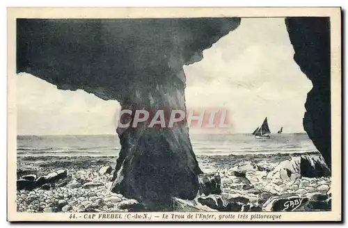 Ansichtskarte AK Cap Frehel Le Trou de L&#39Enfer Grotte tres pittoresque