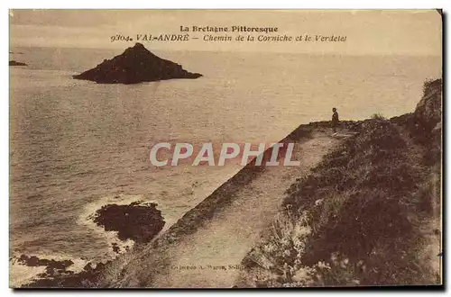 Cartes postales Val Andre Chemin de la Corniche et le Verdelet