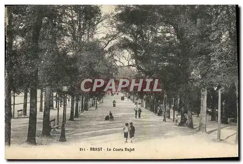 Cartes postales Brest Le Cours Dajot