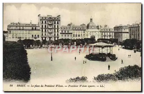 Cartes postales Brest La Place du President Wilson