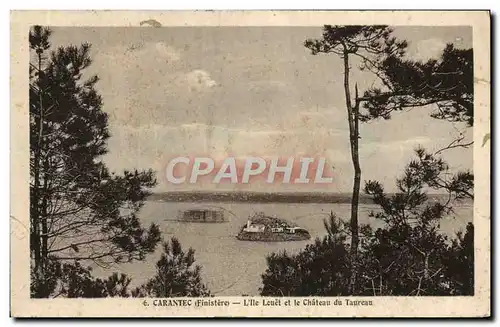 Cartes postales Carantec L'ile Louet et le Chateau du Taureau