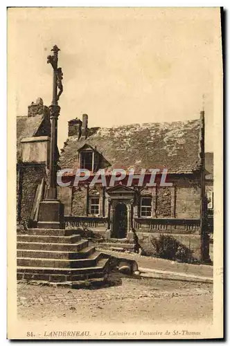 Ansichtskarte AK Landerneau Le Calvaire et l&#39ossuaire de St Thomas